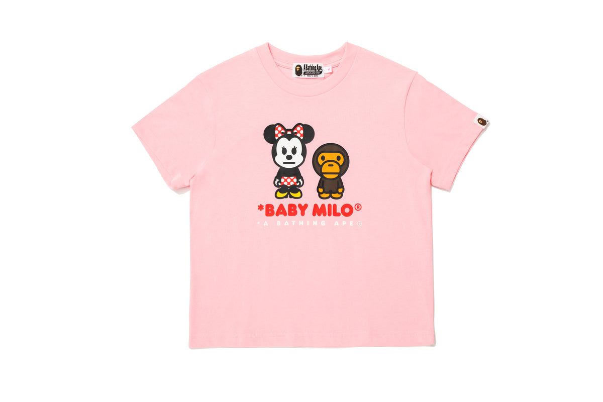 BAPE X DISNEY MINNIE MOUSE BABY MILO RELAXED FIT TEE