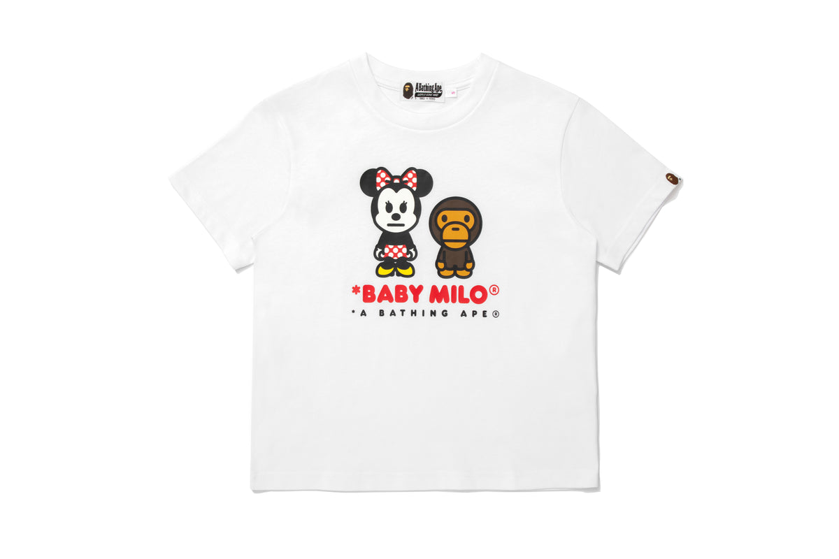 BAPE X DISNEY MINNIE MOUSE BABY MILO RELAXED FIT TEE