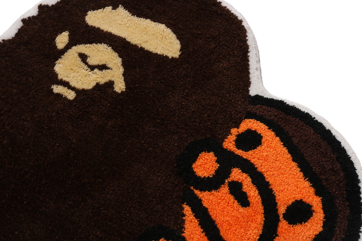 APE HEAD & BABY MILO RUG
