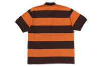 MILO ONE POINT STRIPE RELAXED FIT POLO