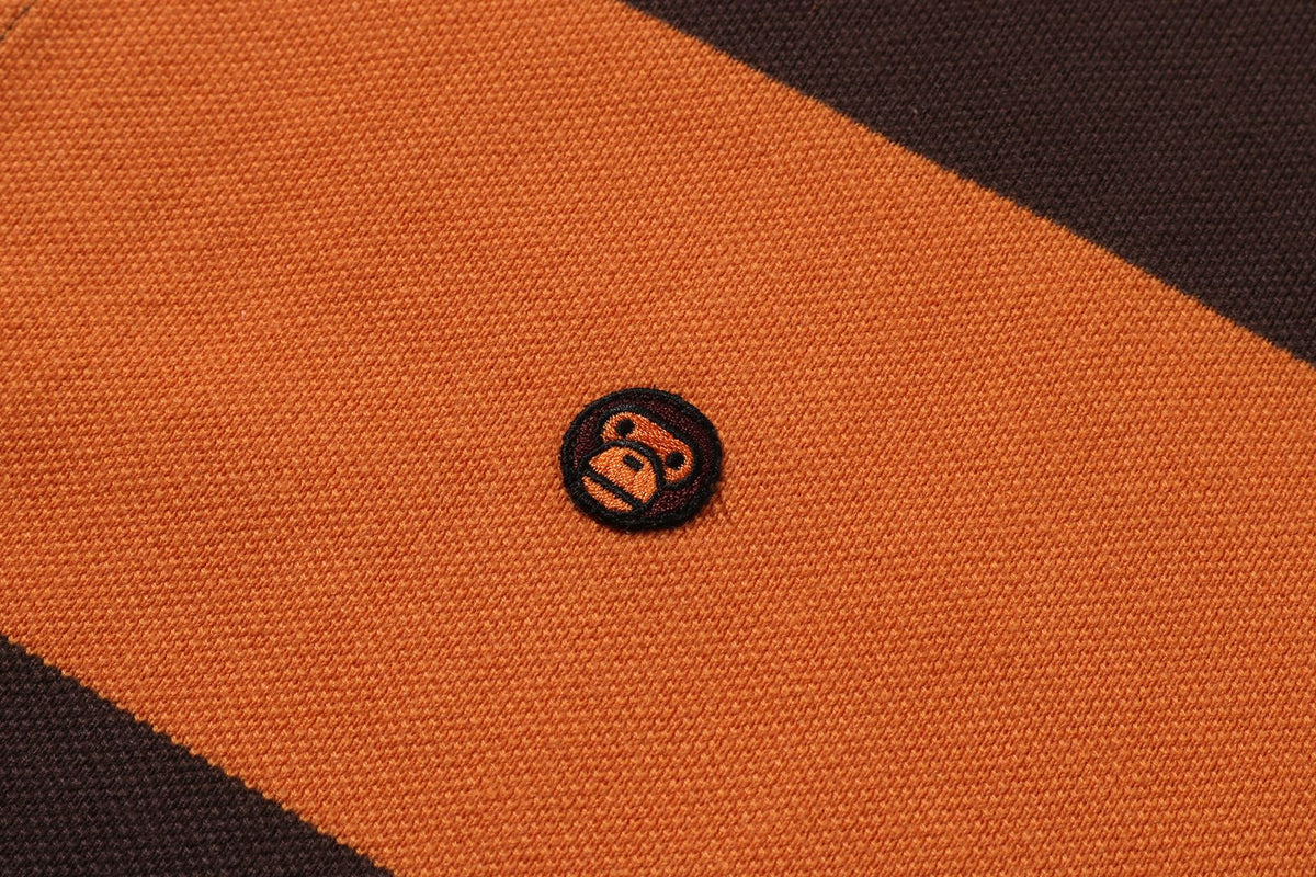 MILO ONE POINT STRIPE RELAXED FIT POLO