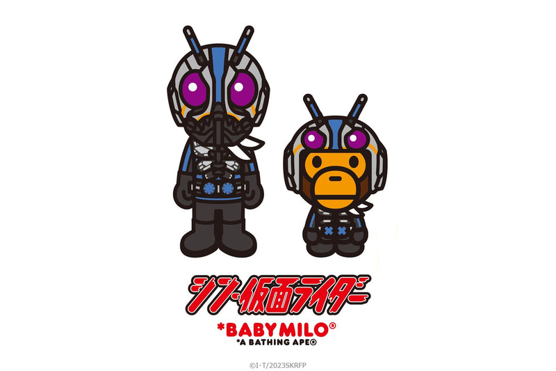 BAPE® X SHIN KAMEN RIDER NO.0 BABY MILO TEE