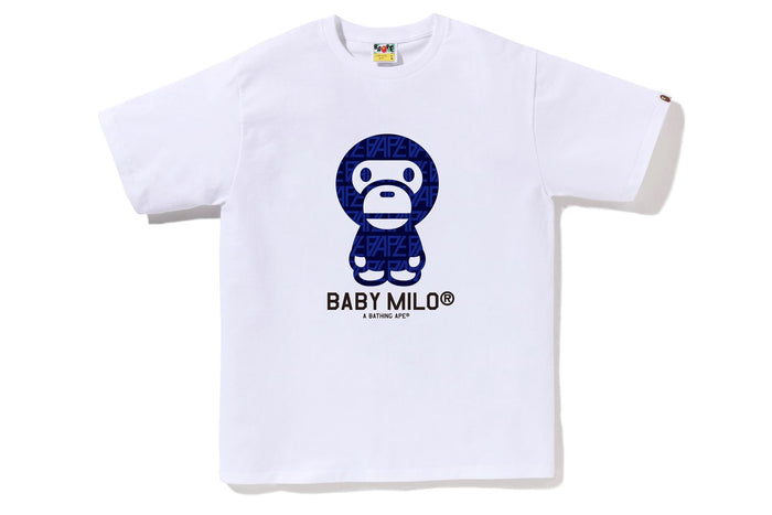 BAPE LOGO MONOGRAM BABY MILO TEE