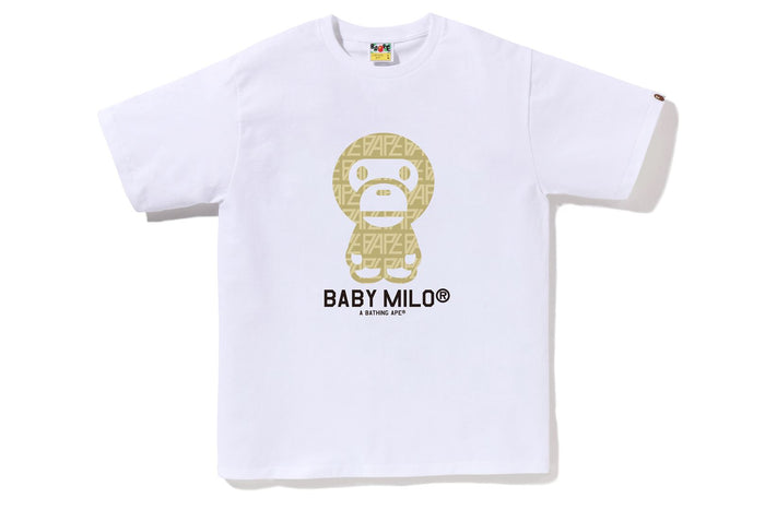 BAPE LOGO MONOGRAM BABY MILO TEE