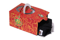 BAPE KIDS COTTON PRINTED CHRISTMAS BABY MILO T-SHIRT