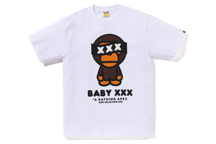 BAPE X GOD SELECTION XXX BABY MILO TEE