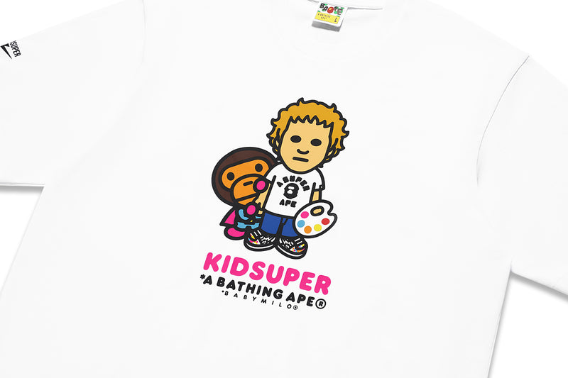 BAPE X KIDSUPER MILO MENS T-SHIRT