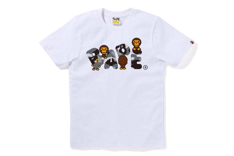 1ST CAMO MILO BAPE LOGO TEE