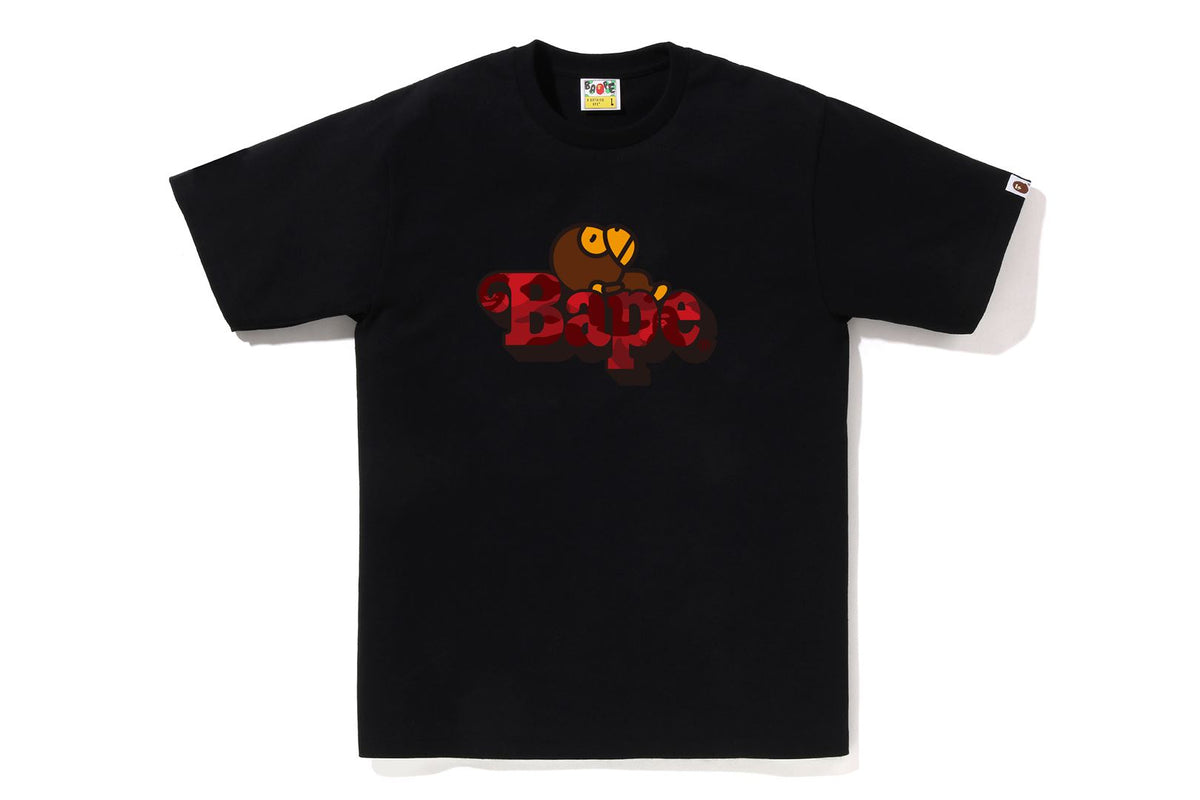COLOR CAMO MILO ON BAPE TEE
