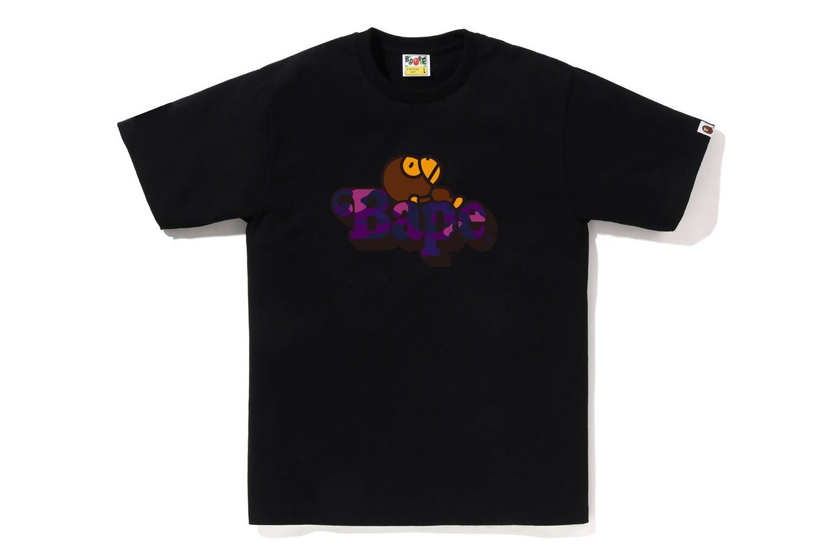 COLOR CAMO MILO ON BAPE TEE