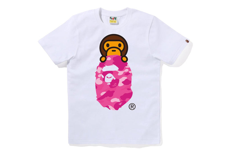 COLOR CAMO MILO ON APE HEAD TEE LADIES