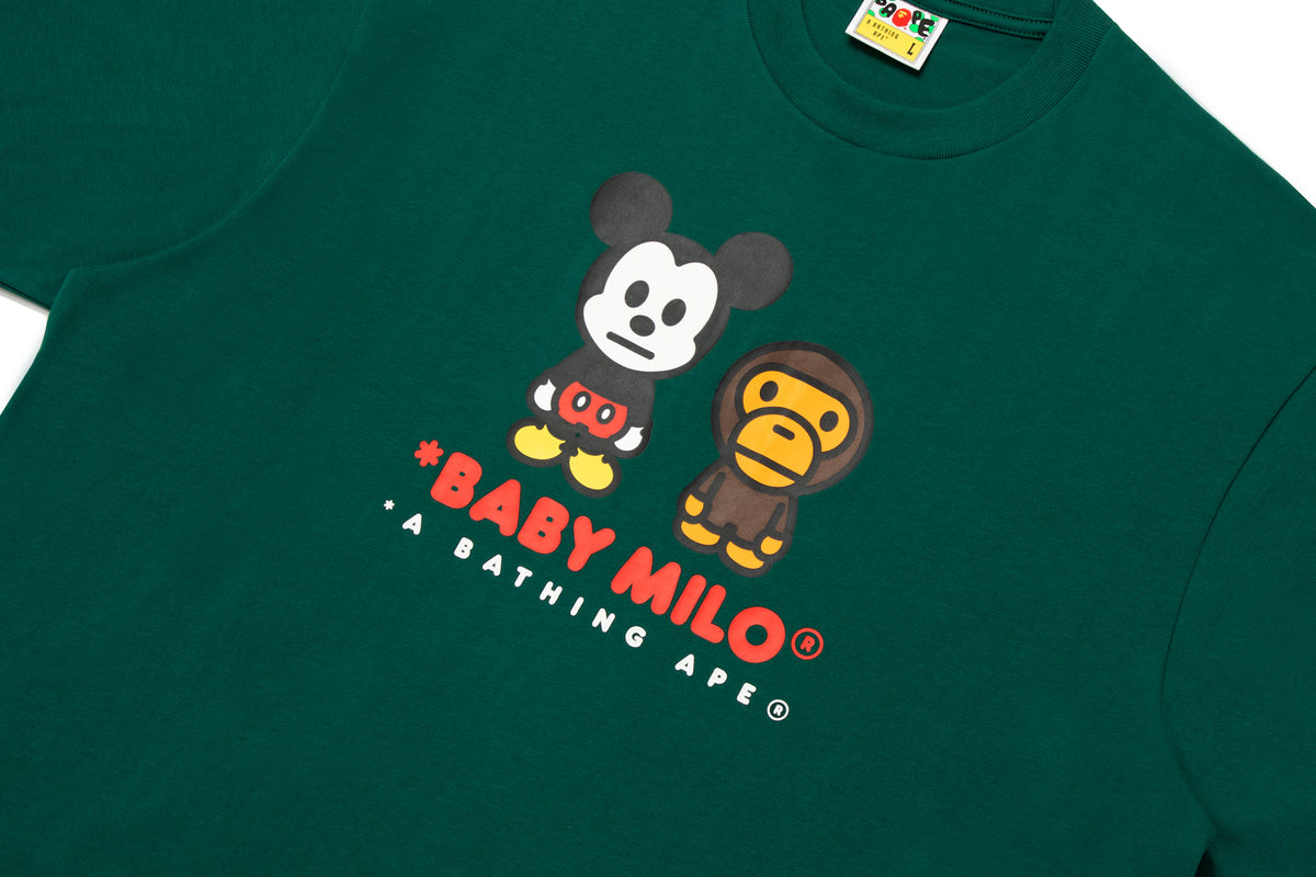 BAPE X DISNEY MICKEY MOUSE BABY MILO RELAXED FIT TEE