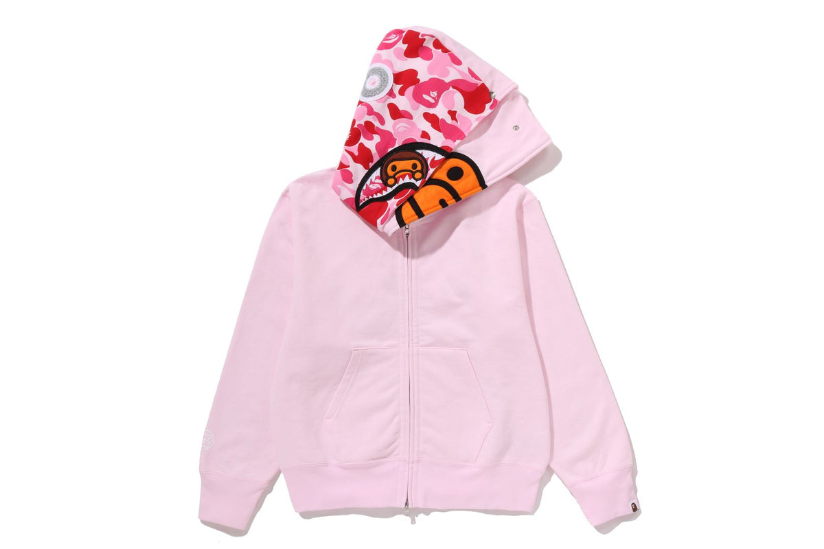MILO SHARK FULL ZIP DOUBLE HOODIE LADIES