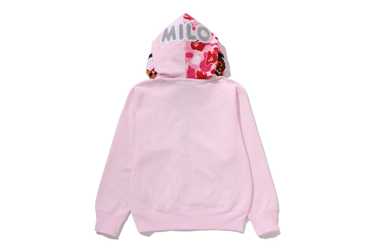 MILO SHARK FULL ZIP DOUBLE HOODIE LADIES