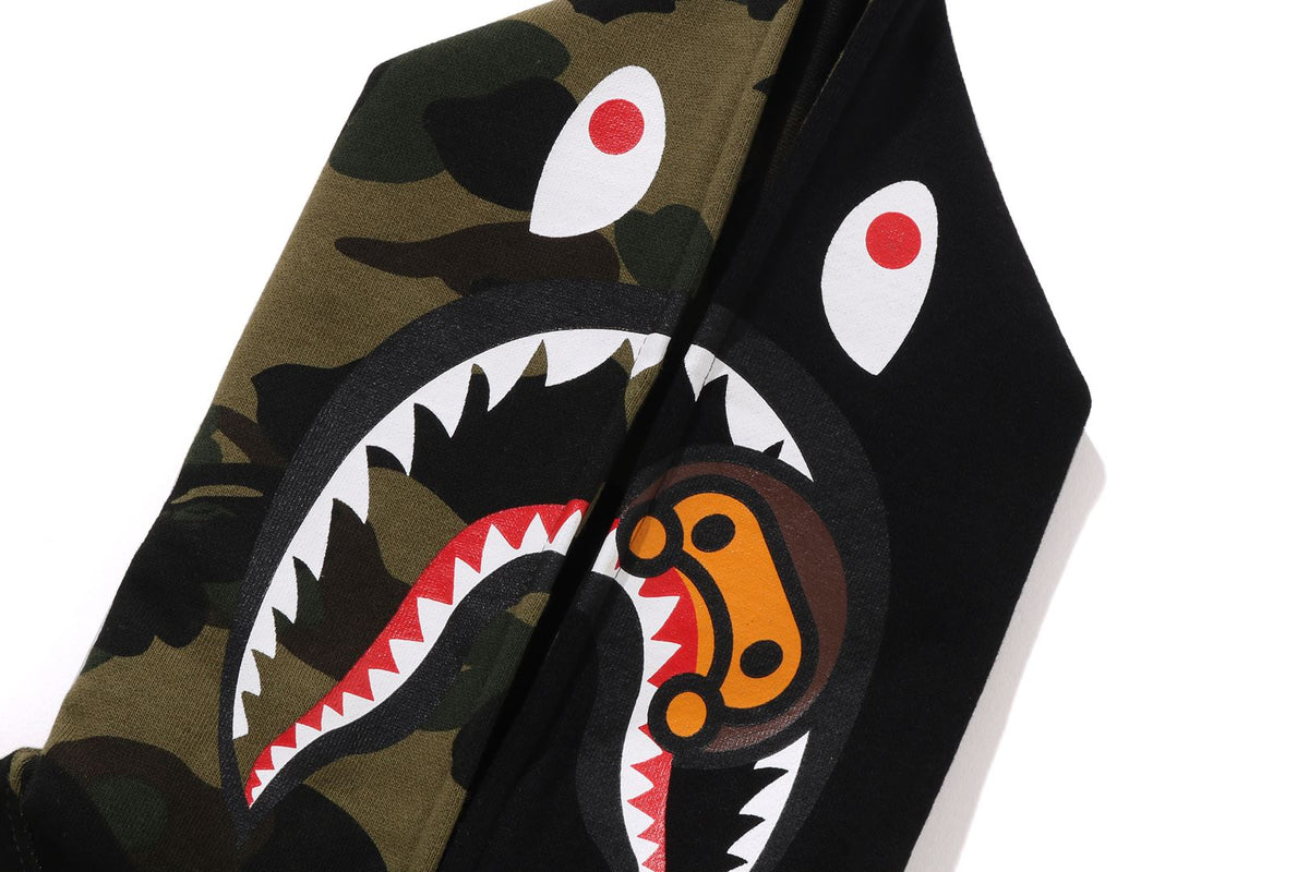 1ST CAMO MILO SHARK ZIP HOODIE KIDS