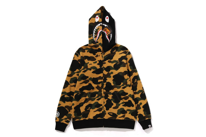 1ST CAMO MILO SHARK ZIP HOODIE KIDS