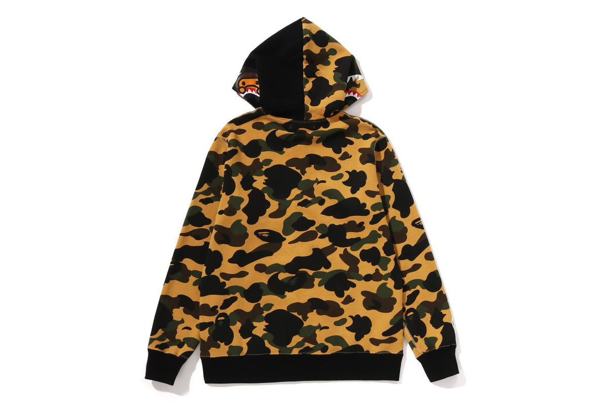 1ST CAMO MILO SHARK ZIP HOODIE KIDS