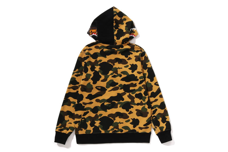 1ST CAMO MILO SHARK ZIP HOODIE KIDS