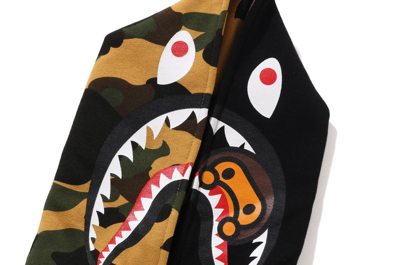 1ST CAMO MILO SHARK ZIP HOODIE KIDS