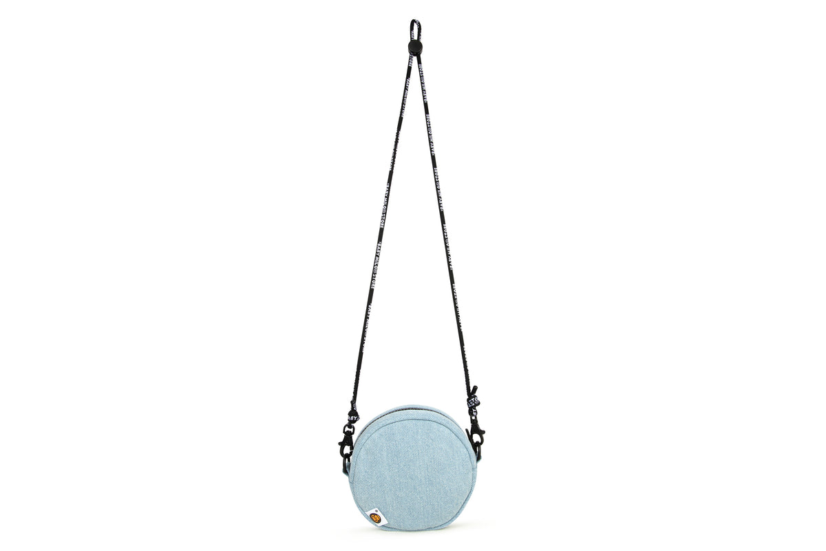 BABY MILO FACE DENIM CROSS BAG