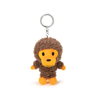 BABY MILO FAUX FUR PLUSH DOLL KEYCHAIN