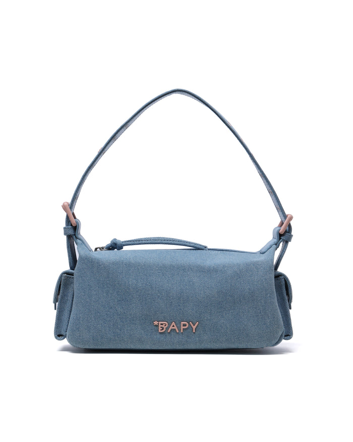 BAPY EYELET DENIM BAG