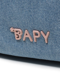 BAPY EYELET DENIM BAG