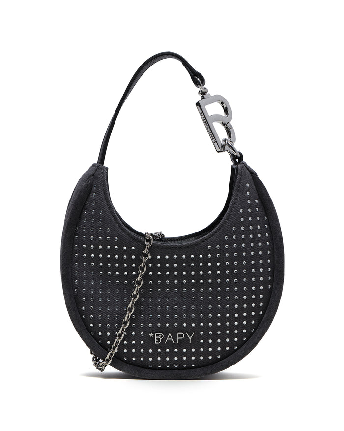 BAPY MOON RHINESTONE BAG