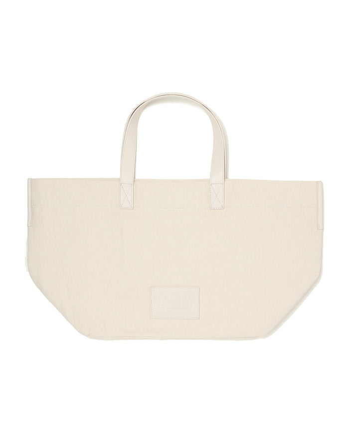 BAPY OVERSIZED CANVAS TOTE BAG