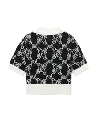 BAPY POLO KNIT CARDIGAN