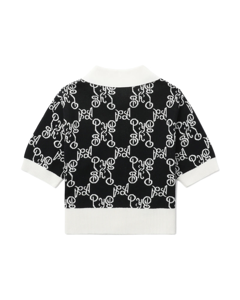 BAPY POLO KNIT CARDIGAN