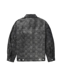 BAPY MONOGRAM DENIM JACKET