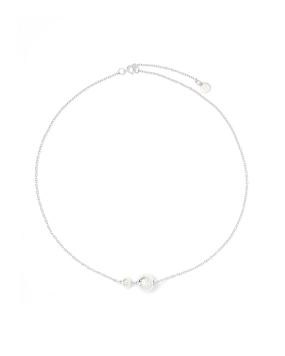 BAPY LOGO PEARL NECKLACE