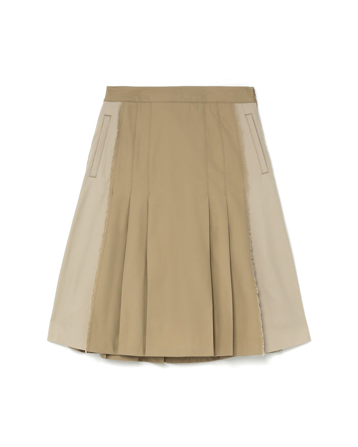 BAPY PLEATED A-LINE SKIRT