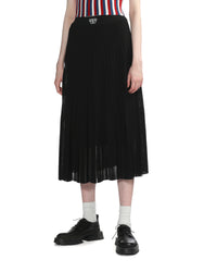 BAPY PLEATED KNIT SKIRT