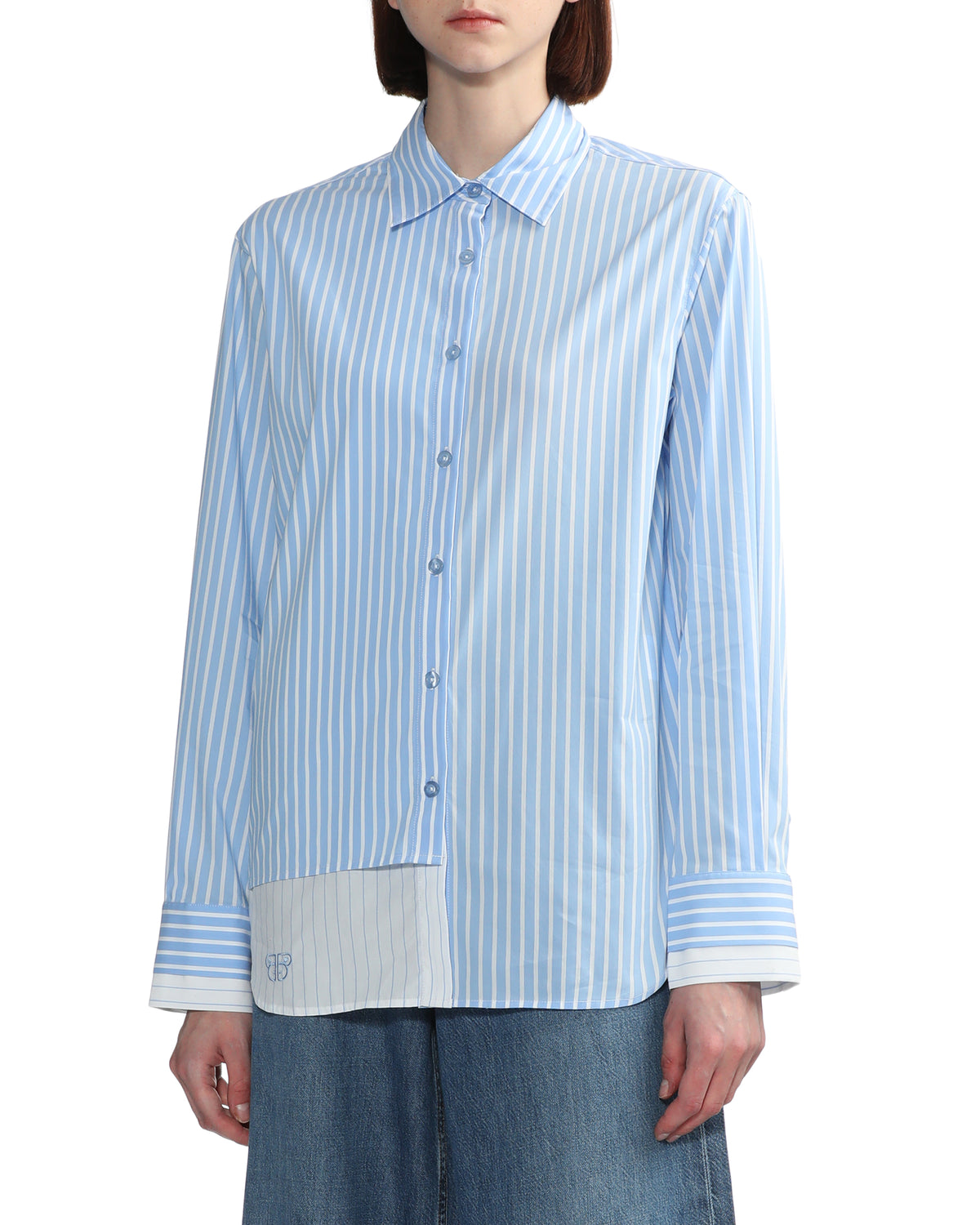 BAPY BLUE STRIPES SHIRT