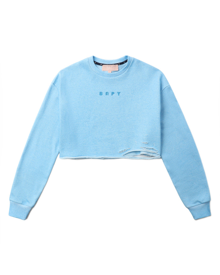 BAPY CROPPED SWEATSHIRT