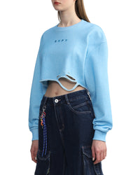 BAPY CROPPED SWEATSHIRT