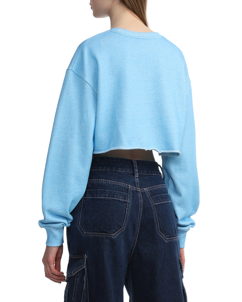 BAPY CROPPED SWEATSHIRT