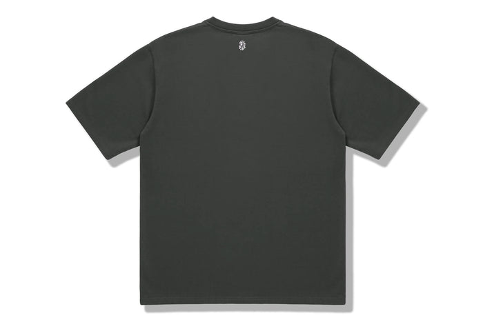 BAPE BLACK MESSAGE PRINT GREY TEE