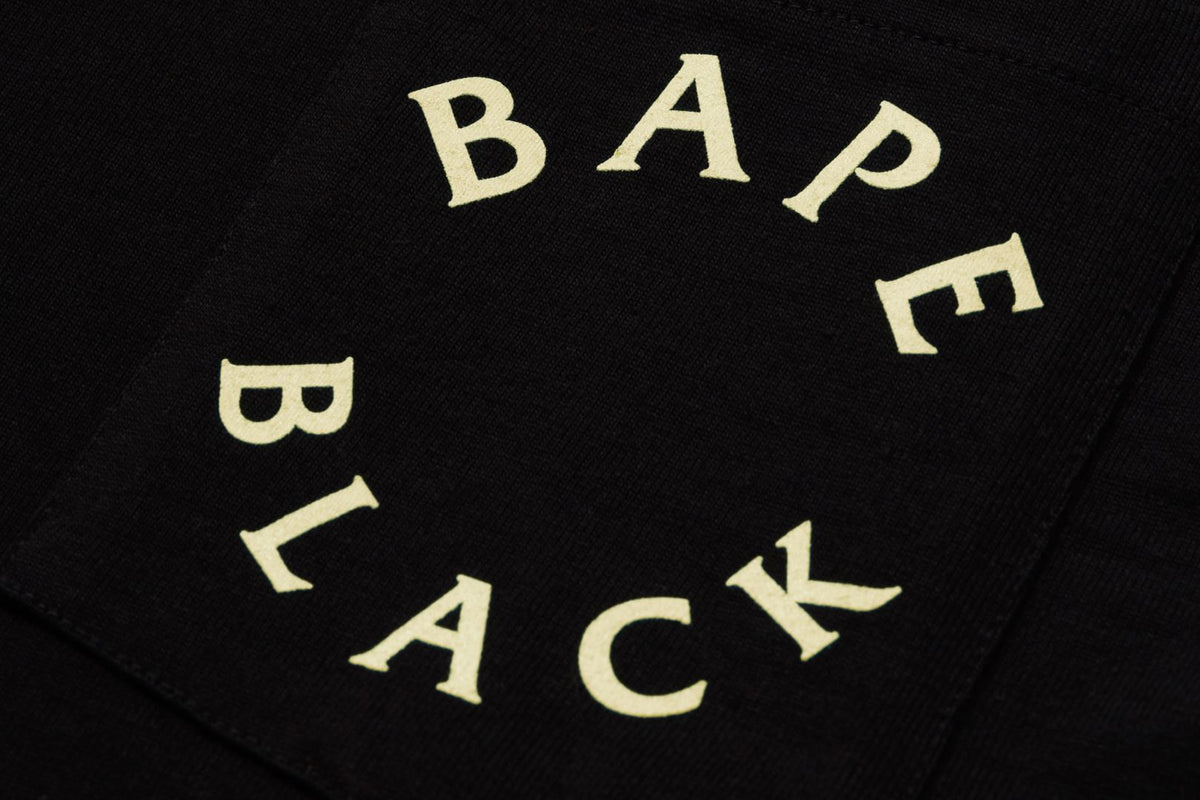 BAPE BLACK APE HEAD POCKET TEE