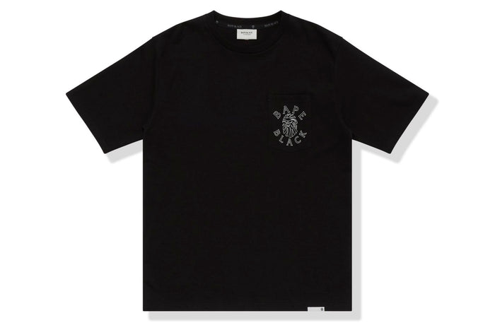 BAPE BLACK LOGO POCKET TEE