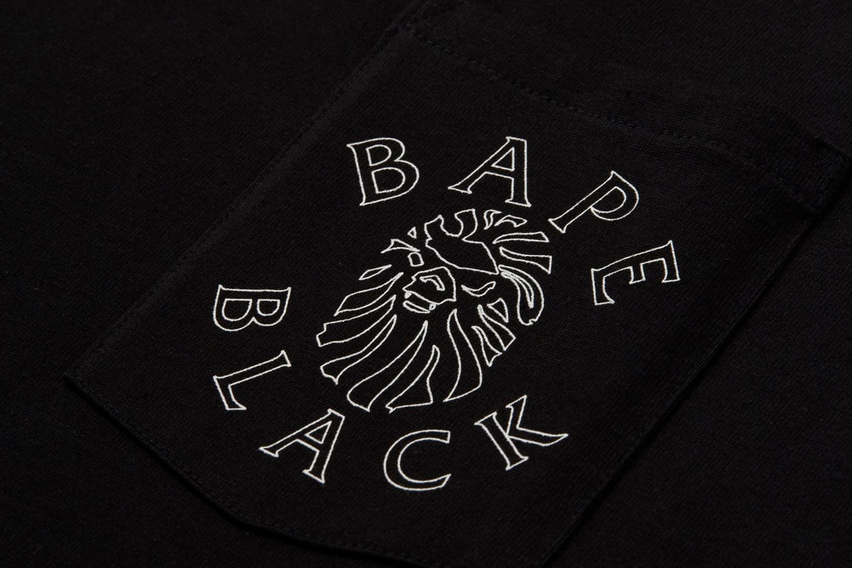 BAPE BLACK LOGO POCKET TEE