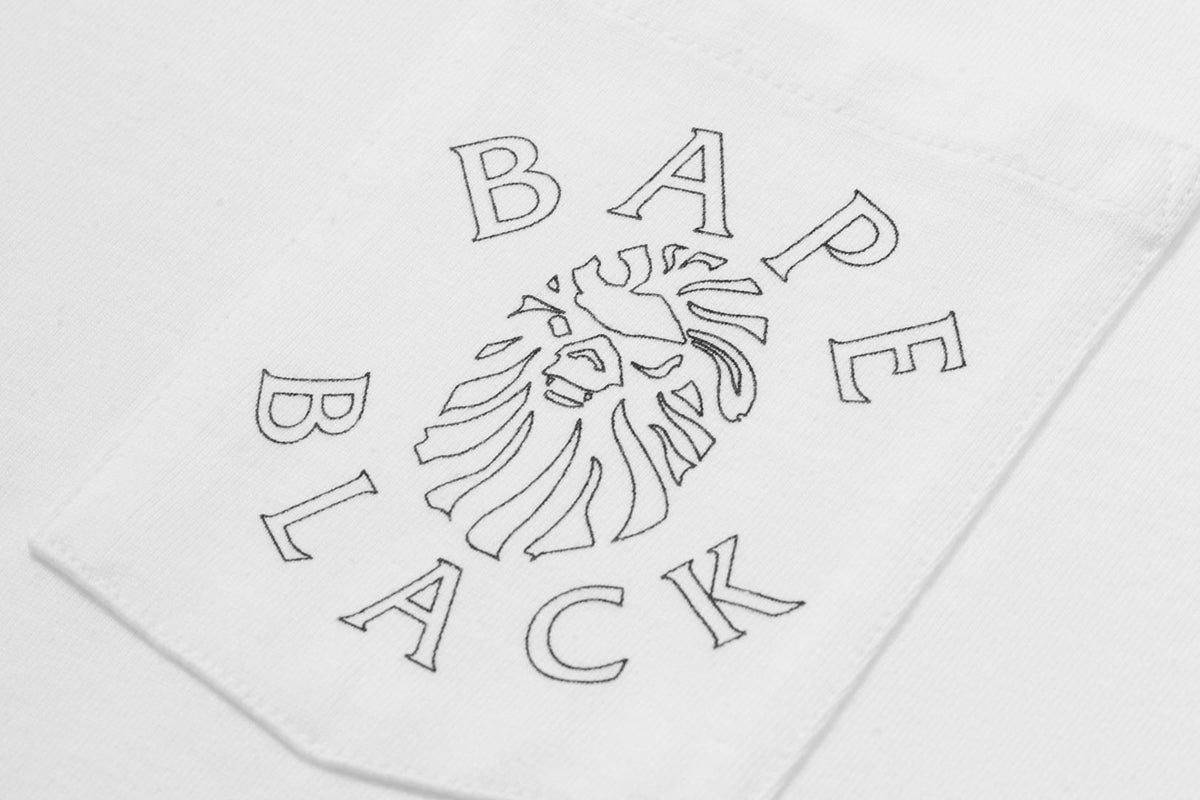 BAPE BLACK LOGO POCKET TEE