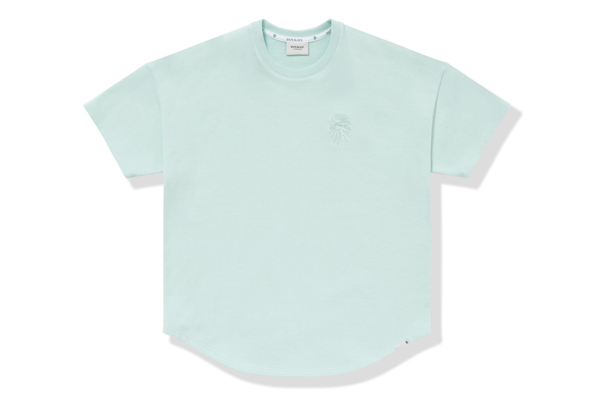 BAPE BLACK LOGO SHORT SLEEVE SWEATSHIRT