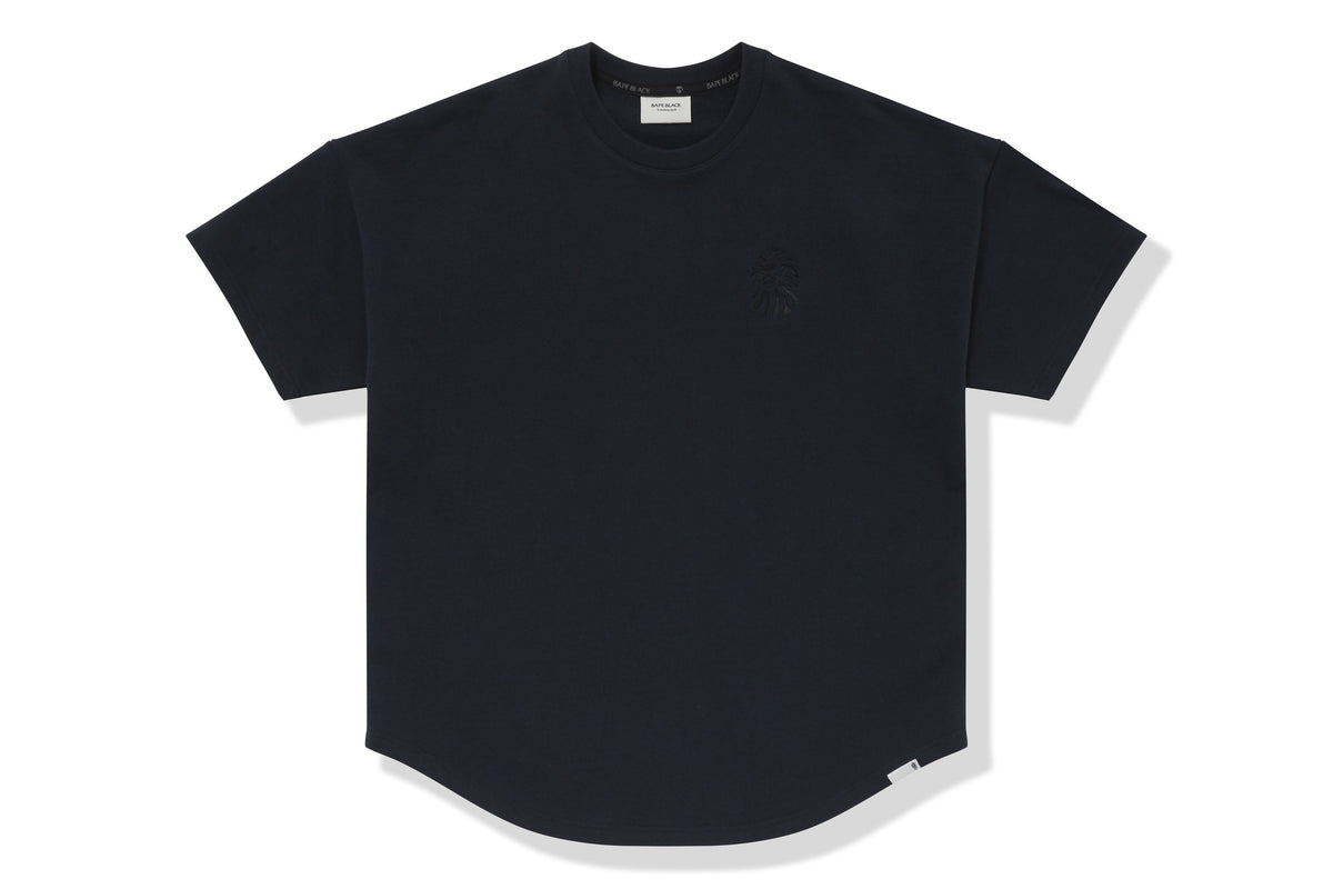 BAPE BLACK LOGO SHORT SLEEVE SWEATSHIRT