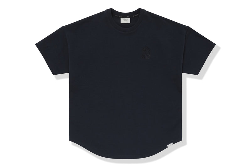 BAPE BLACK LOGO SHORT SLEEVE SWEATSHIRT