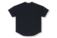BAPE BLACK LOGO SHORT SLEEVE SWEATSHIRT