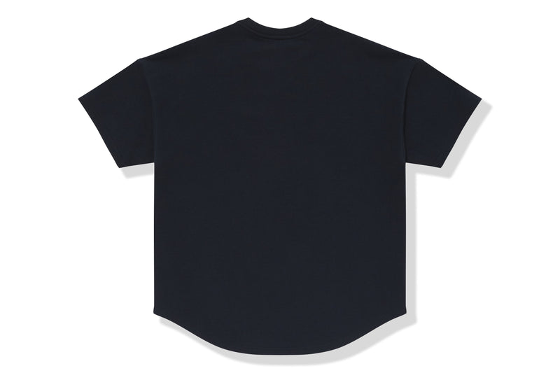 BAPE BLACK LOGO SHORT SLEEVE SWEATSHIRT