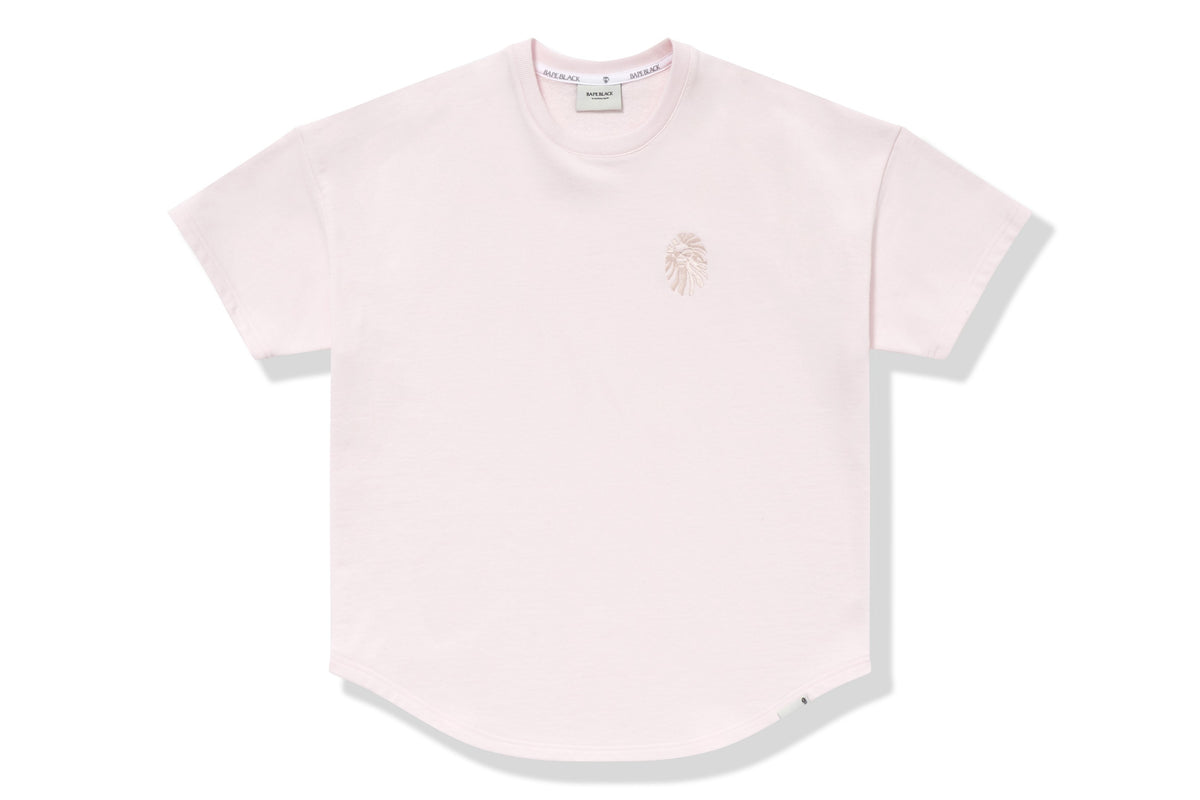 BAPE BLACK LOGO SHORT SLEEVE SWEATSHIRT